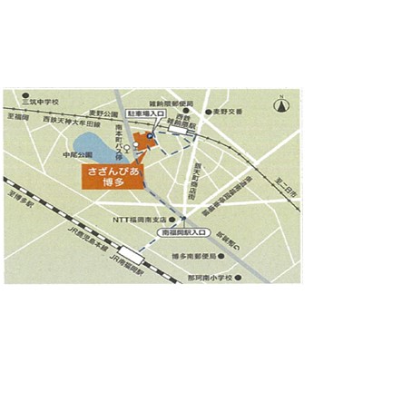 さざんぴあ博多　周辺地図
