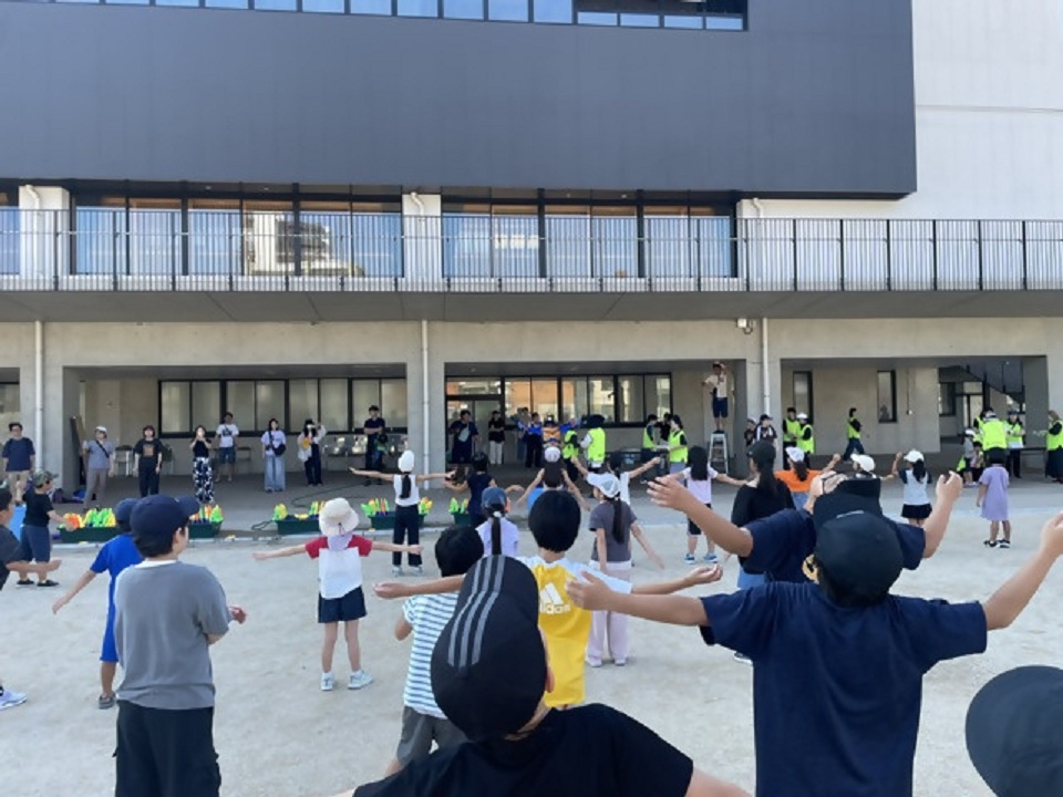 みんなでラジオ体操