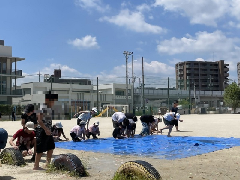 片づけは全員で