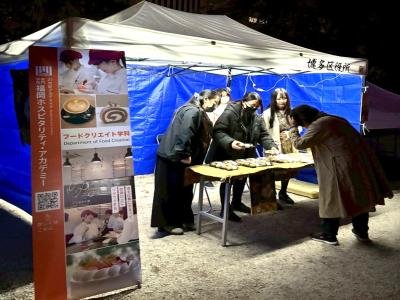 菓子販売の様子