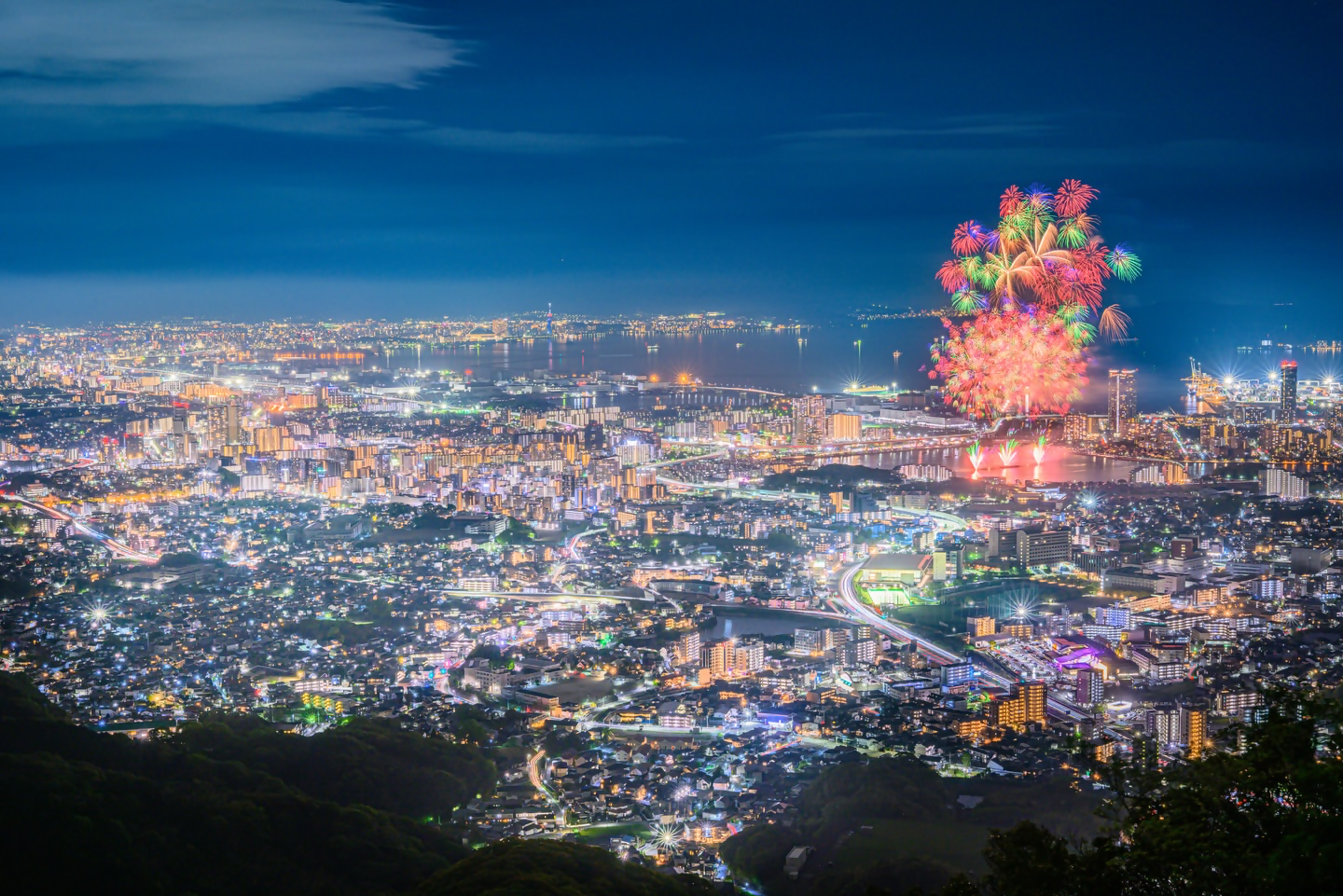 アイランドシティの夕景