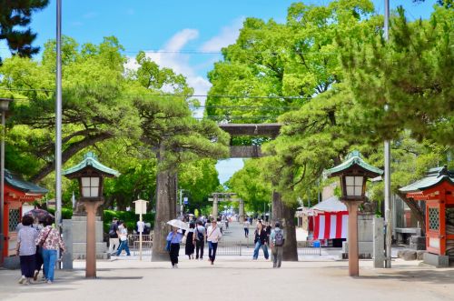 筥崎宮参道