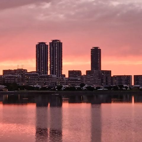 香椎海岸 アイランドシティ 夜景