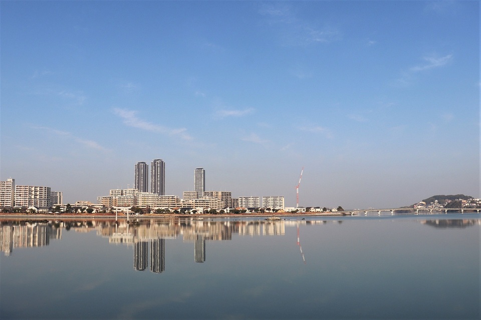御島神社 アイランドシティ あいたか橋