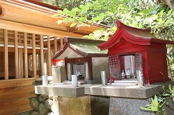 大嶽神社境内の写真