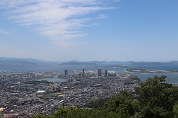 立花山山頂からの景色