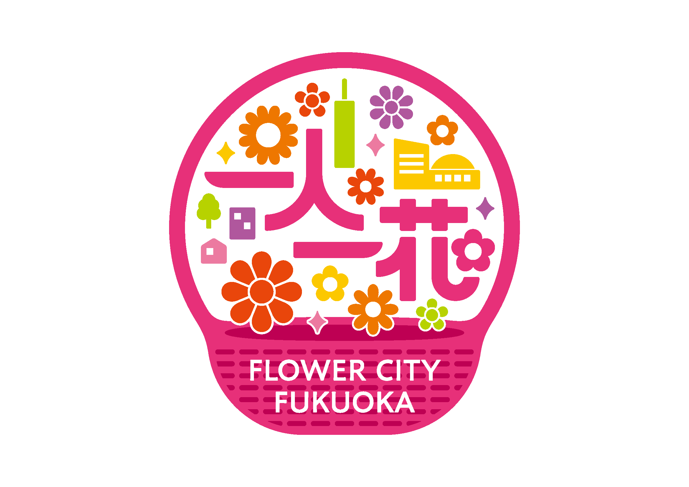 一人一花のロゴマークです