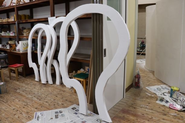 画像：塗装のようす