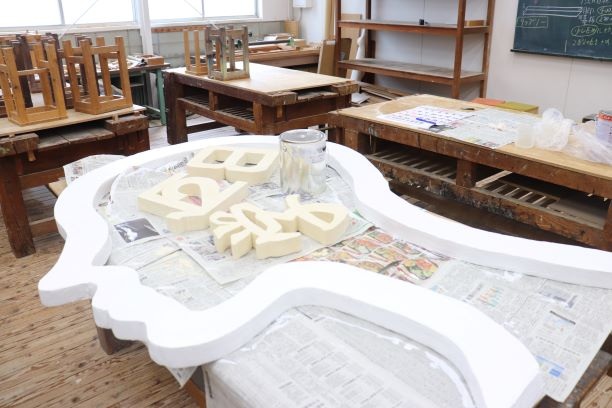 画像：組み立てのようす