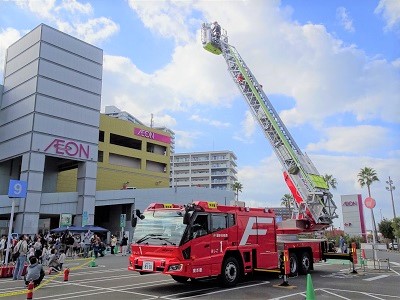はしご車試乗