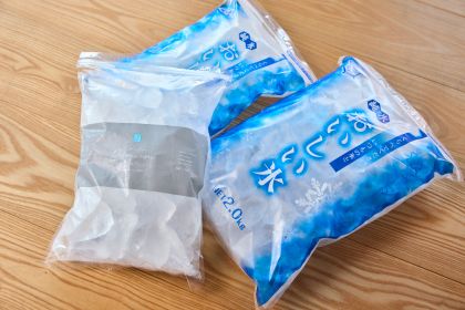 受賞施設が製造している製品「おいしい氷」