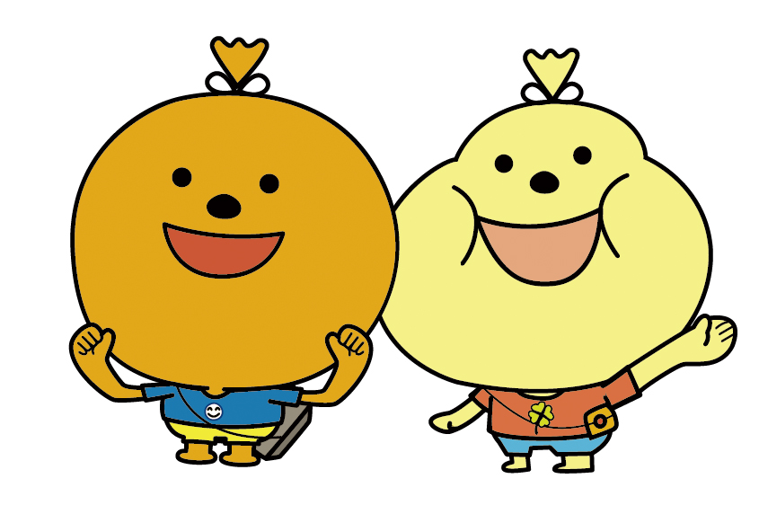 よかろーもん・ぽちゃろーもんキャラクターイラスト