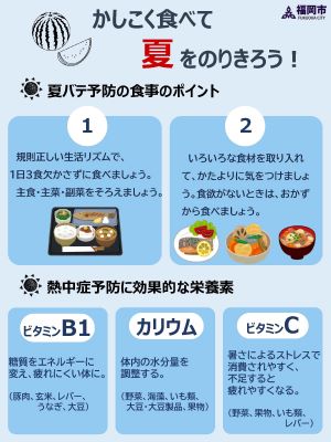 かしこく食べて夏をのりきろう