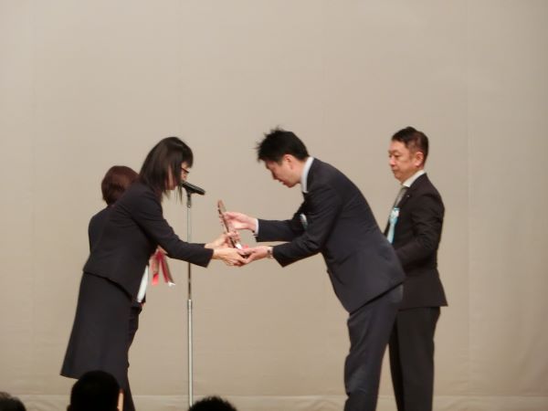 市長表彰（優良施設）表彰式の様子