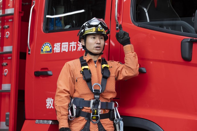 写真）消防吏員　林（その３）