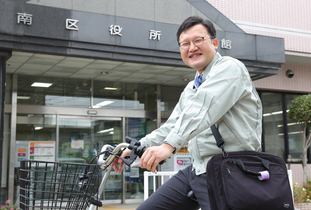写真）平成23年度入庁　土田（その1）