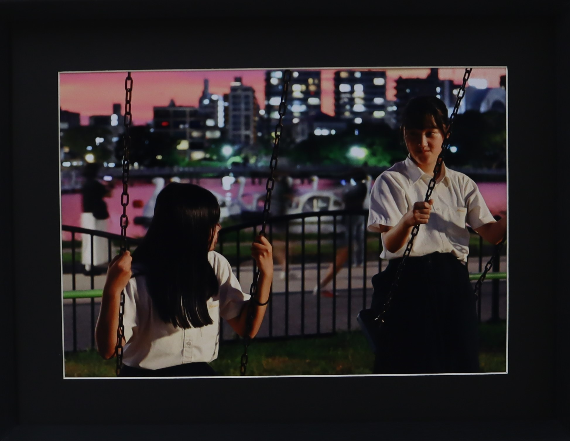 写真部門高校生優秀賞の目線の写真