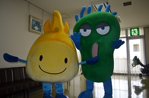 ニッコりんとワルもんの写真