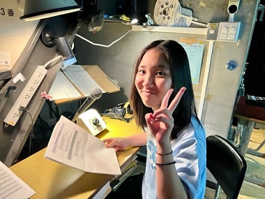 陰マイク担当：寺田朱希さん