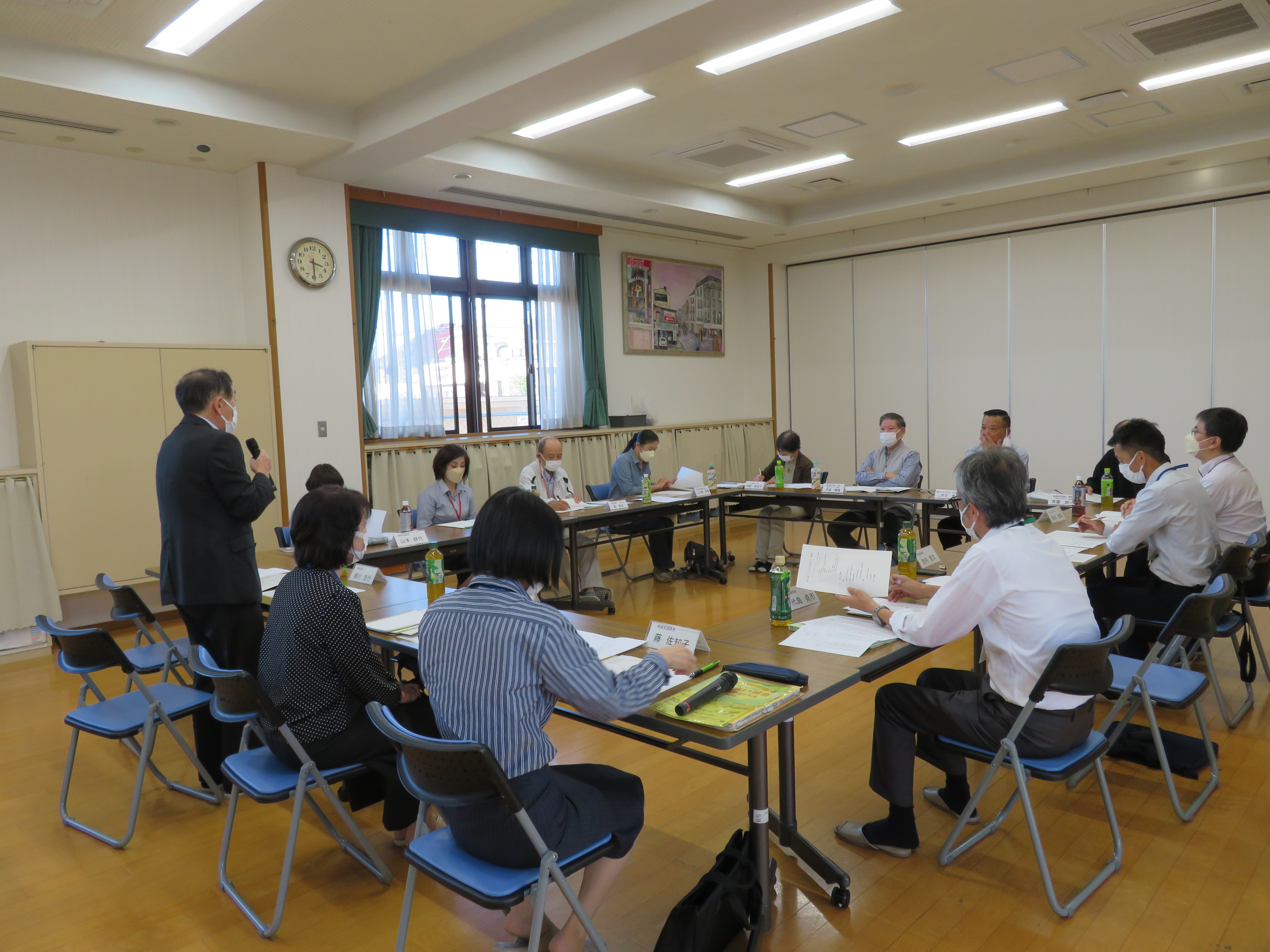 懇談会の様子