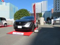 展示車両日産アリアの写真