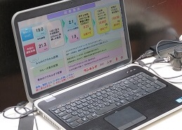 エコドライブシミュレーターの様子