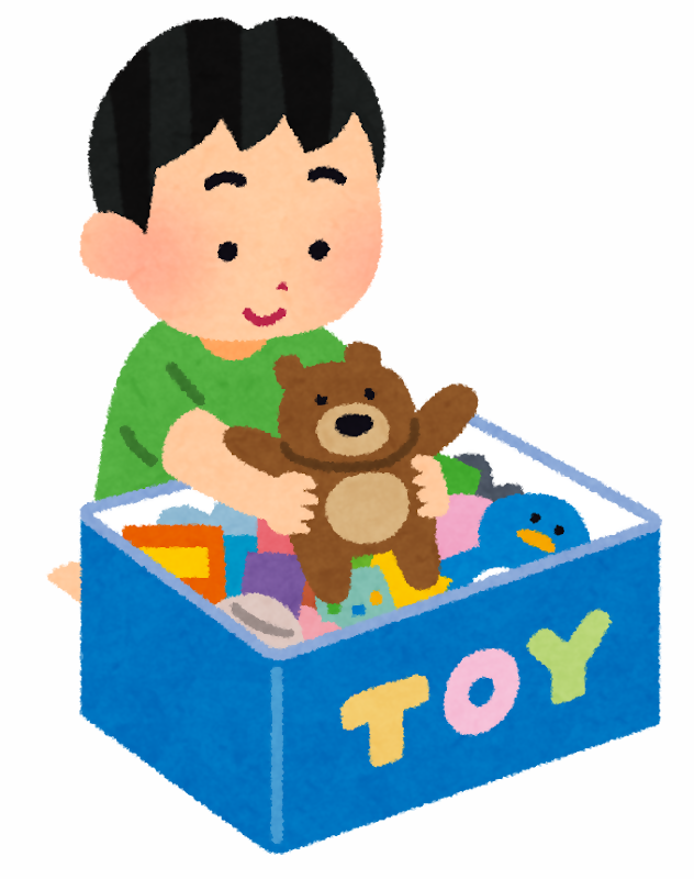 片付けのイラスト