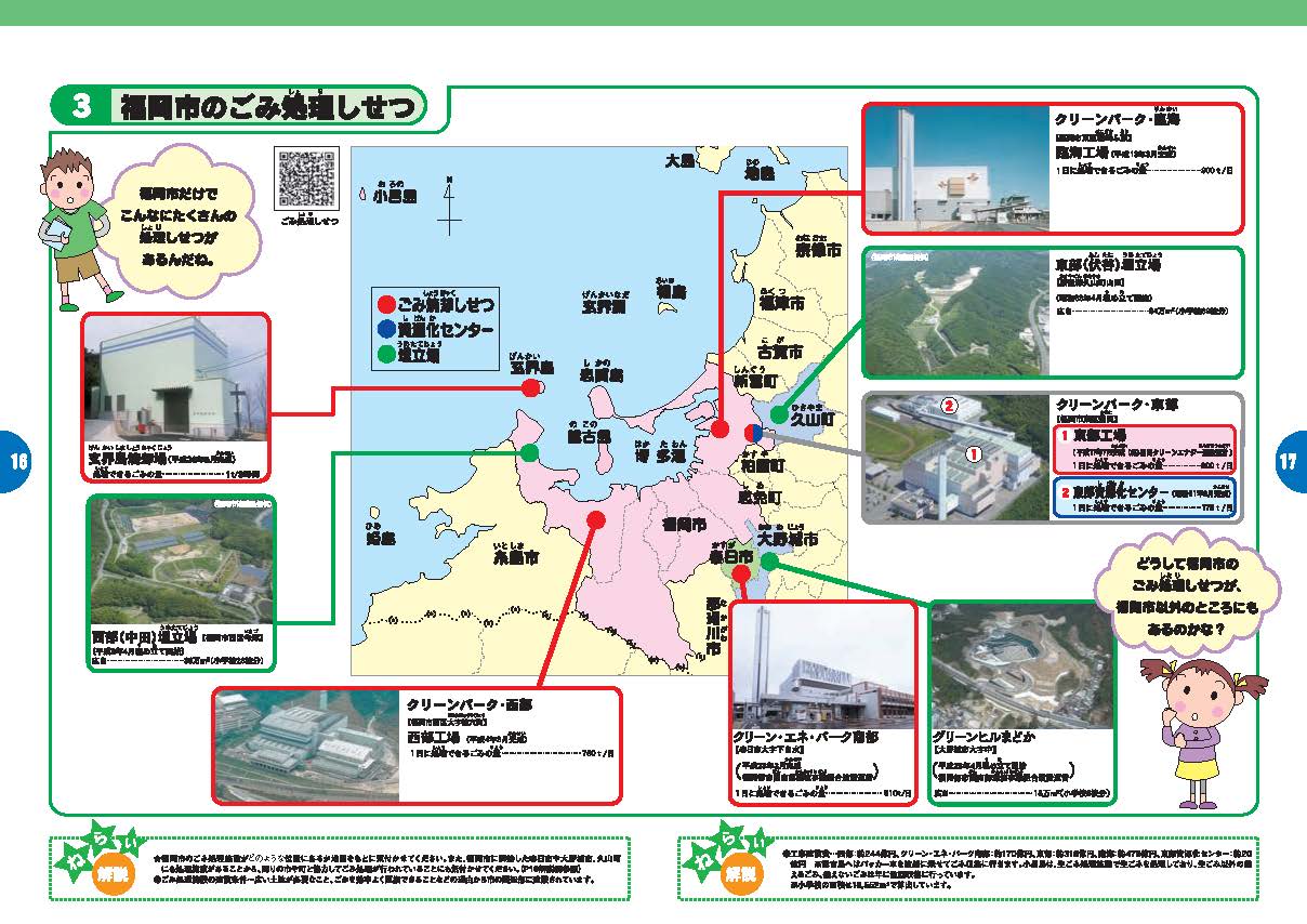 福岡市のごみ処理しせつ