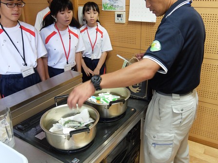 実験の様子