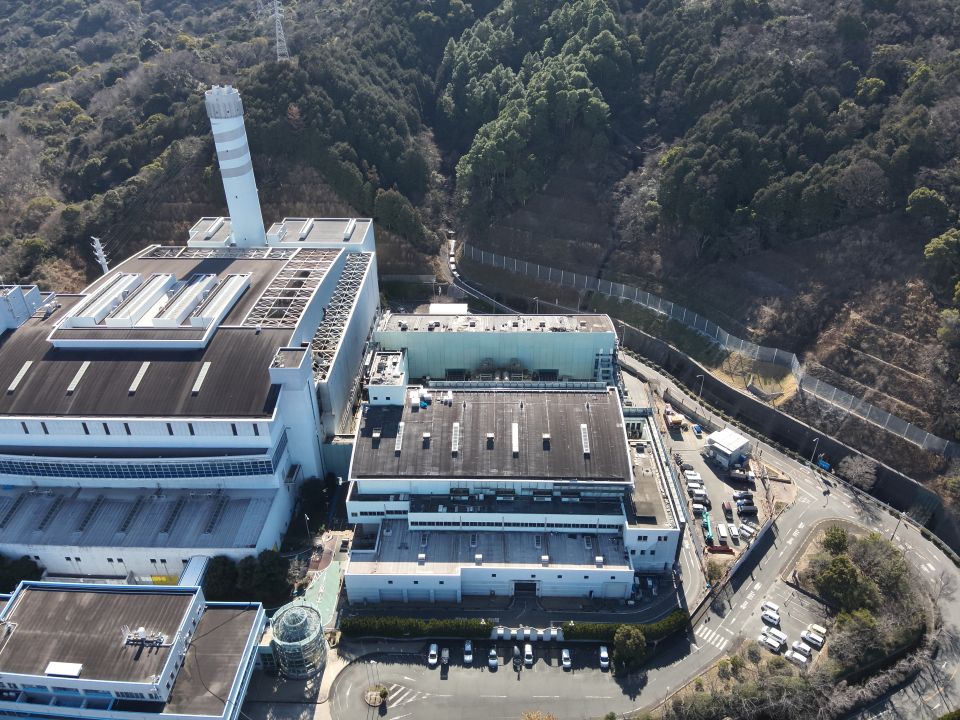 2026年2月17日敷地北東側からの航空写真