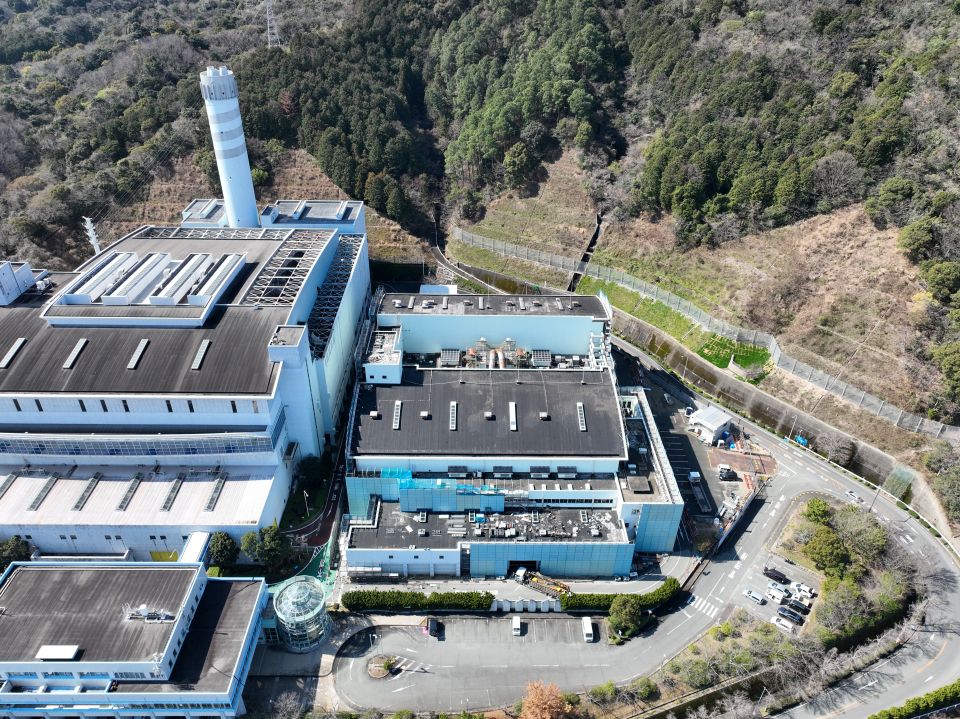 2026年3月23日敷地北東側からの航空写真