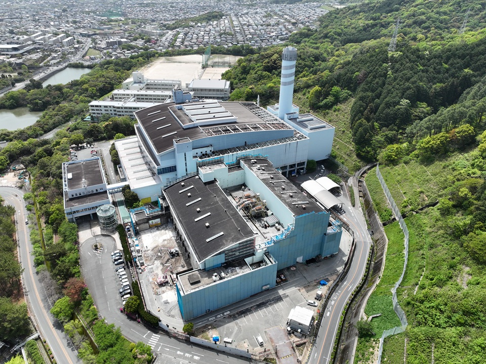 2026年4月24日敷地北側からの航空写真