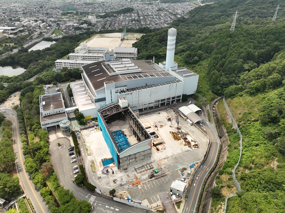 2026年7月21日敷地北側からの航空写真