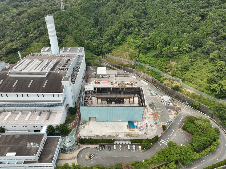 2026年7月21日敷地北東側からの航空写真