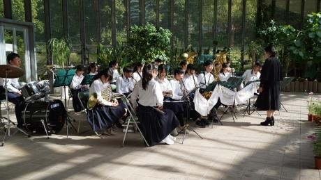 照葉中学校吹奏楽部のみなさん