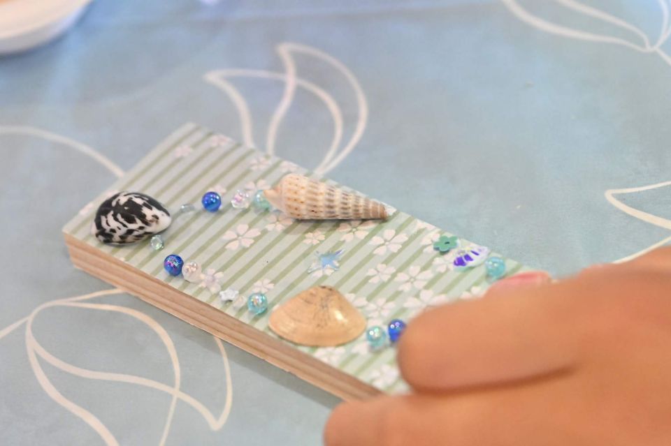 貝殻を使ったワークショップ