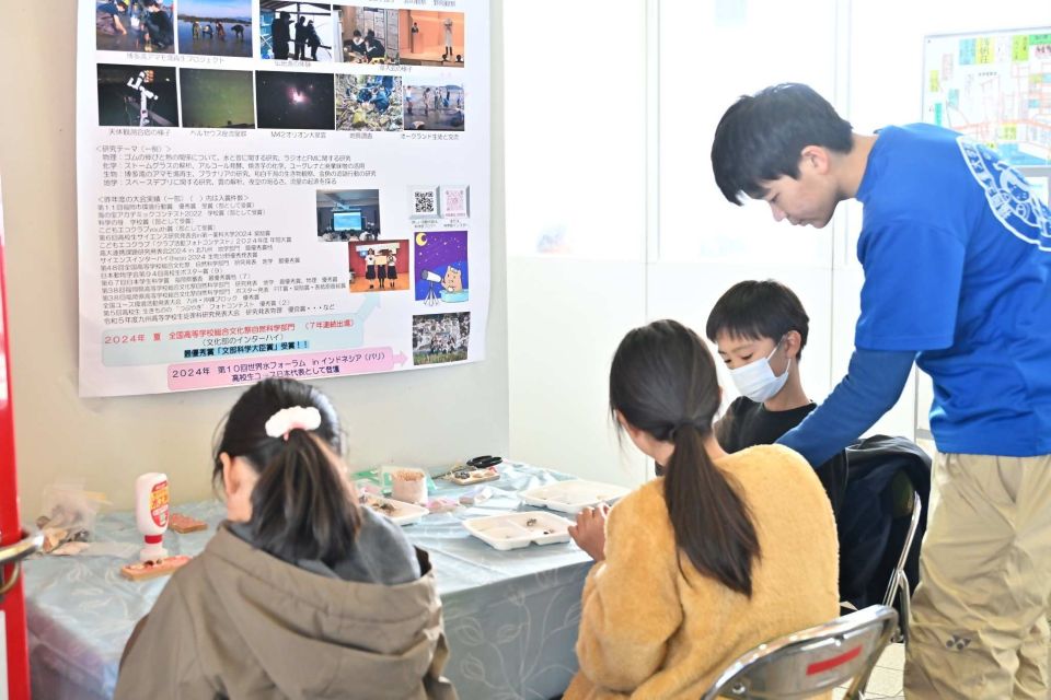 貝殻を使ったワークショップ