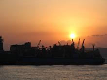 夕日の写真