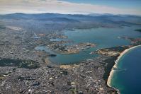 アイランドシティ（北東側から撮影）の斜め写真