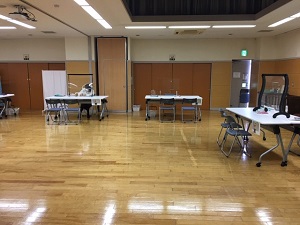 会場の写真