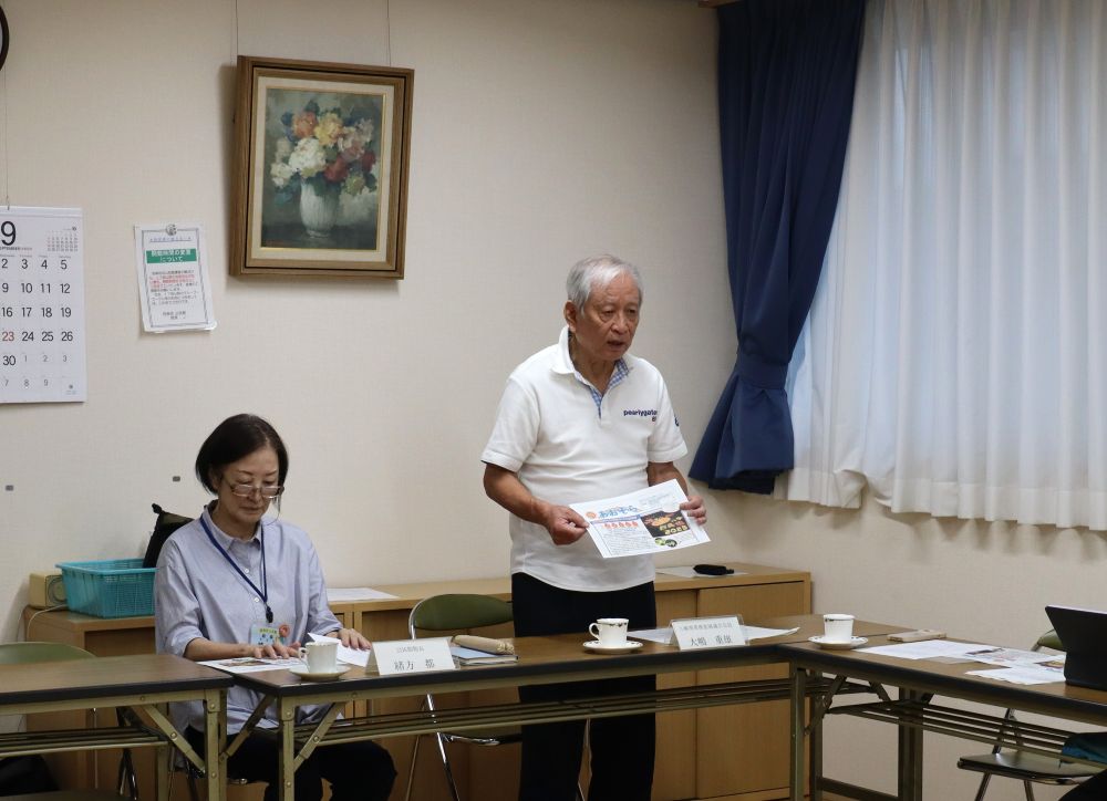 懇談会の写真