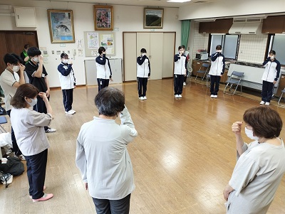 地域看護学実習の様子