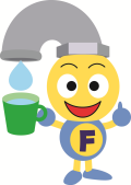 水道局イメージキャラクター「ふくちゃん」の画像