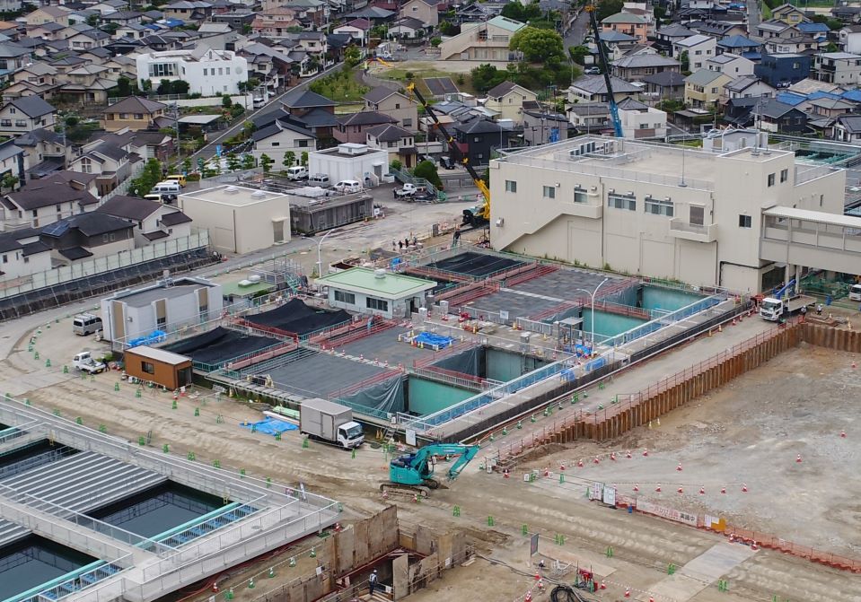 ２系薬品沈でん池の写真