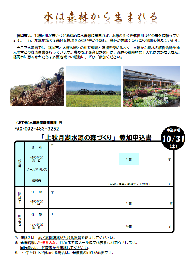 チラシ裏面
