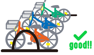 साइकल अवैध रूपमा छोड्न निषेध गरिएको क्षेत्र