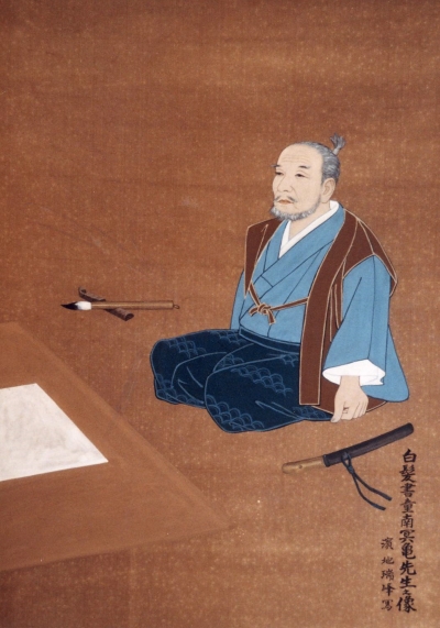 亀井南冥肖像画