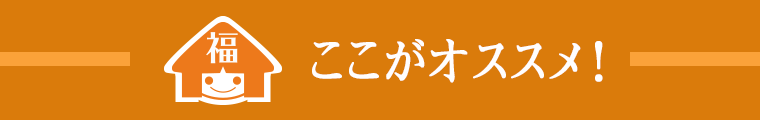 ここがオススメ！