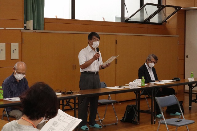 画像：元村会長のあいさつ