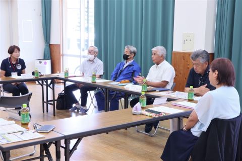 懇談中の様子